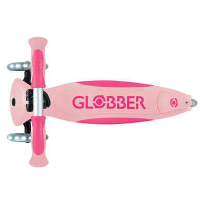 Globber GO•UP DELUXE LIGHTS Pastel Pink - Swanky Boutique Malta