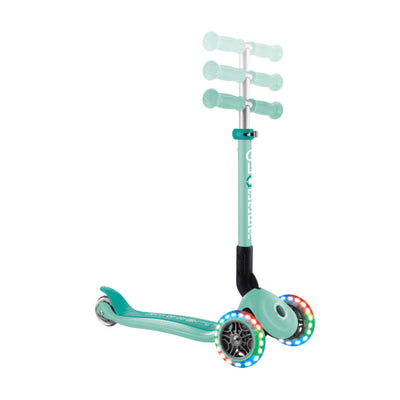 Junior Foldable Scooter with LED Lights (2-6+ Years) - Mint