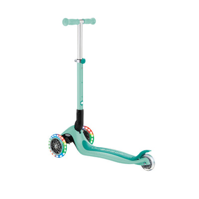 Globber JUNIOR FOLDABLE LIGHTS Mint - Swanky Boutique Malta