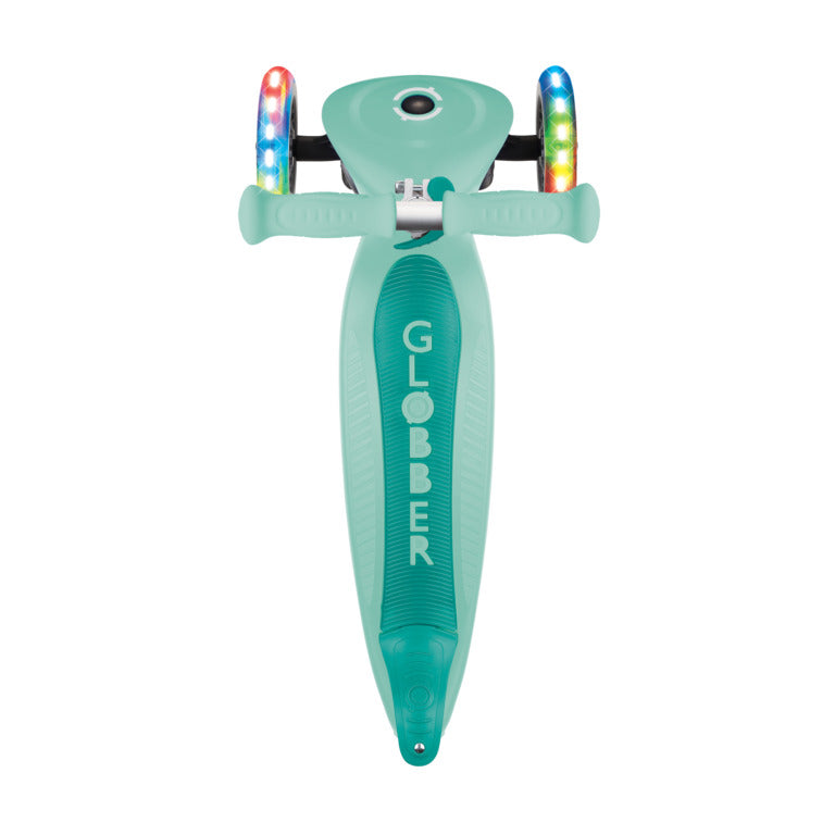 Junior Foldable Scooter with LED Lights (2-6+ Years) - Mint