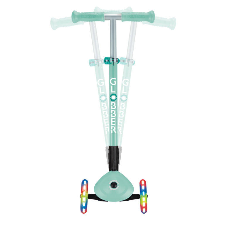 Globber Primo Foldable Lights Mint - Swanky Boutique Malta