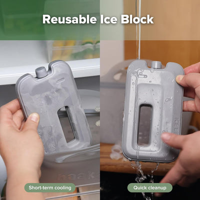 Haakaa - Colostrum Essentials Pack  Colostrum Collector 4ml (6pcs) Steriliser Bag 750ml  Ice Brick - Swanky Boutique Malta