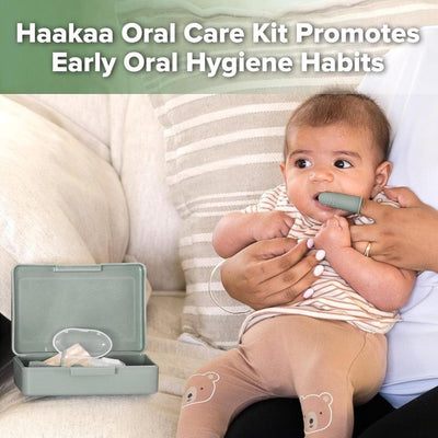Oral Care Set, Infant - Pea Green