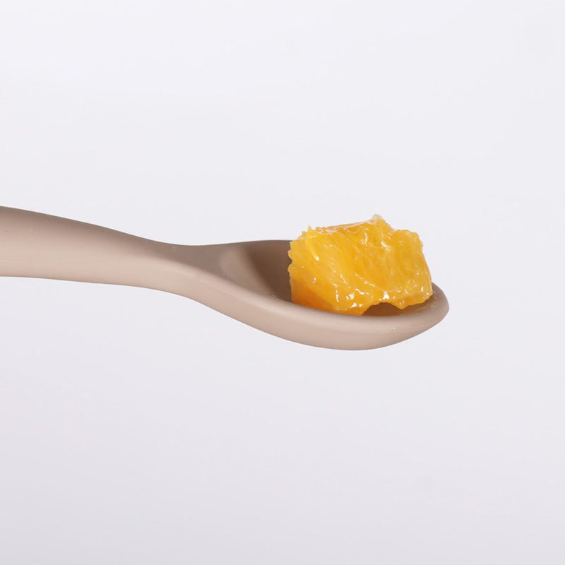 Silicone Mushroom Bowl & Bendy Cutlery Set - Toast