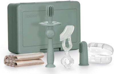 Oral Care Set, Infant - Pea Green