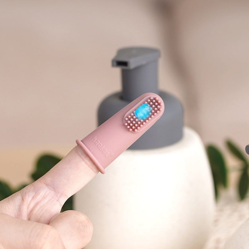 Haakaa Textured Silicone Finger Toothbrush (2-pack)