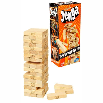 Hasbro - Jenga - Wooden (6+Years) - Swanky Boutique Malta 