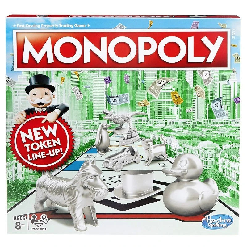 Hasbro - Monopoly Classic Game (8+ Years) - Swanky Boutique Malta 