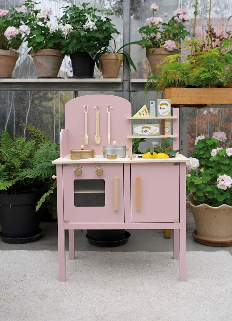 Jabadabado - Kitchen with accessories pink - Swanky Boutique
