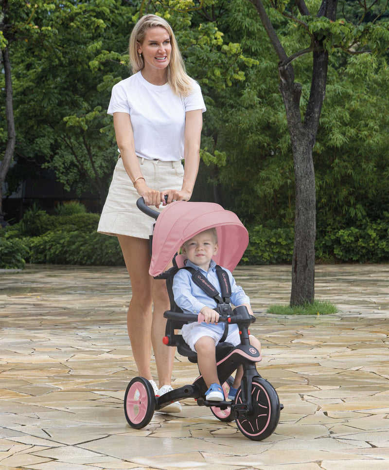 Tricycle 4-in-1 (10 Months - 5 Years), Explorer Foldable - Pink