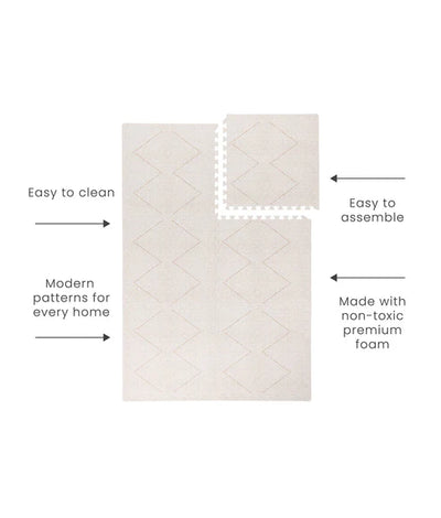 Toddlekind - Premium Foam Playmats | Tulum - Bone - Swanky Boutique