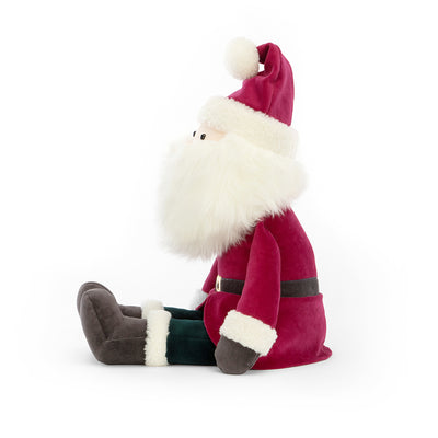 jellycat - jolly santa huge h60 x w18 cm - swanky boutique malta