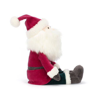 jellycat - jolly santa medium h34 x w11 cm - swanky boutique malta