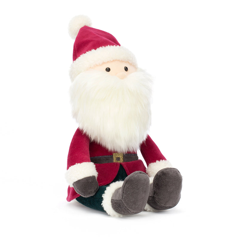 jellycat - jolly santa medium h34 x w11 cm - swanky boutique malta