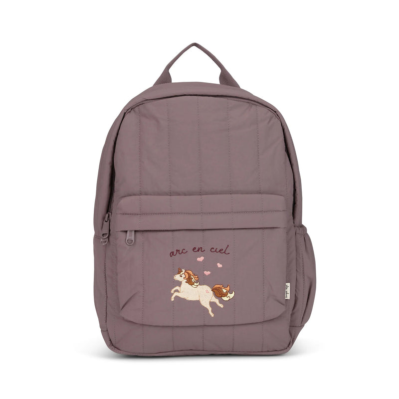 Konges Sloejd - Backpack Water Repellent H34cm Purple Unicorn - Swanky Boutique