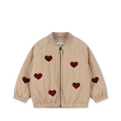 Konges Sloejd - juno bomber jacket - coeur - Swanky Boutique