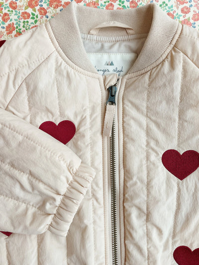 Konges Sloejd - juno bomber jacket - coeur - Swanky Boutique