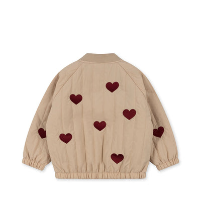 Konges Sloejd - juno bomber jacket - coeur - Swanky Boutique