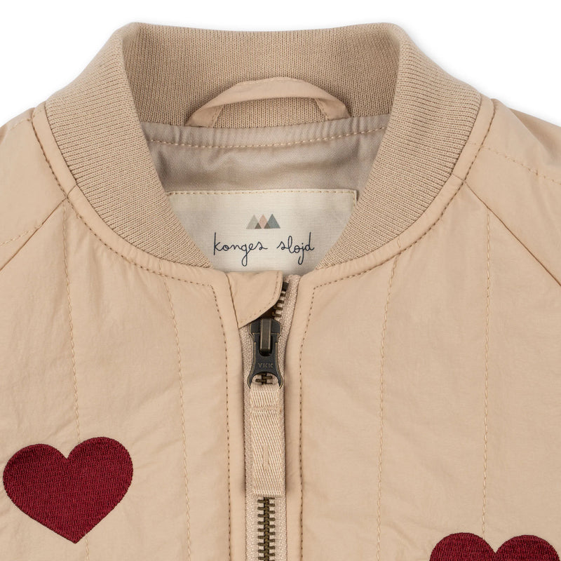 Konges Sloejd - juno bomber jacket - coeur - Swanky Boutique