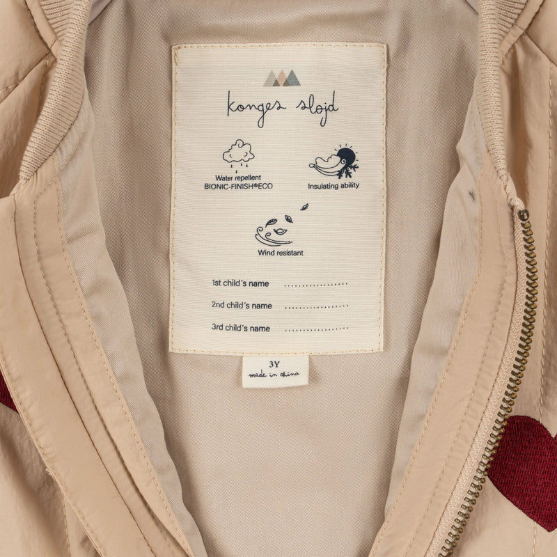Konges Sloejd - juno bomber jacket - coeur - Swanky Boutique
