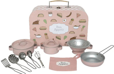 Jabadabado - Kitchen Accessories Set Incl. Bag - Pink - Swanky Boutique Malta