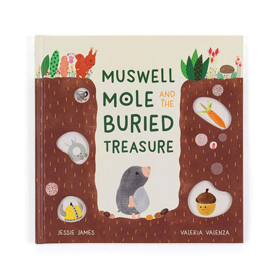 Jellycat - Muswell Mole and the Buried Treasure Book - Swanky Boutique Malta 