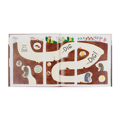 Jellycat - Muswell Mole and the Buried Treasure Book - Swanky Boutique Malta 