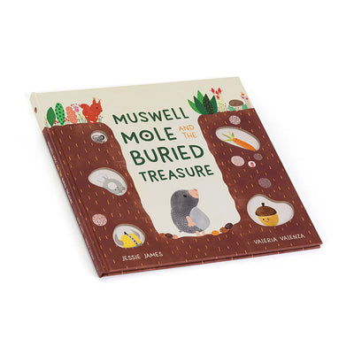 Jellycat - Muswell Mole and the Buried Treasure Book - Swanky Boutique Malta 