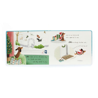 Jellycat - Otto's Snowy Christmas Book - Swanky Boutique Malta 
