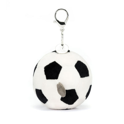 Jellycat Amuseables Sports Football Bag Charm - Swanky Boutique Malta