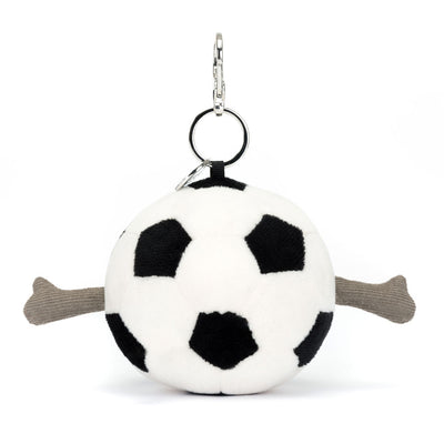 Jellycat Amuseables Sports Football Bag Charm - Swanky Boutique Malta