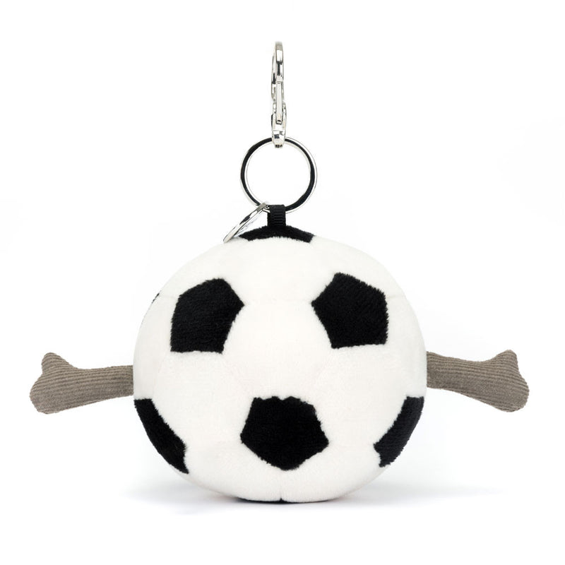 Jellycat Amuseables Sports Football Bag Charm - Swanky Boutique Malta