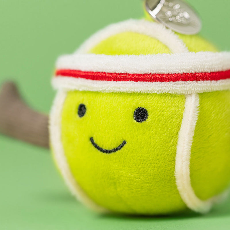 Jellycat Amuseables Sports Tennis Bag Charm - Swanky Boutique Malta