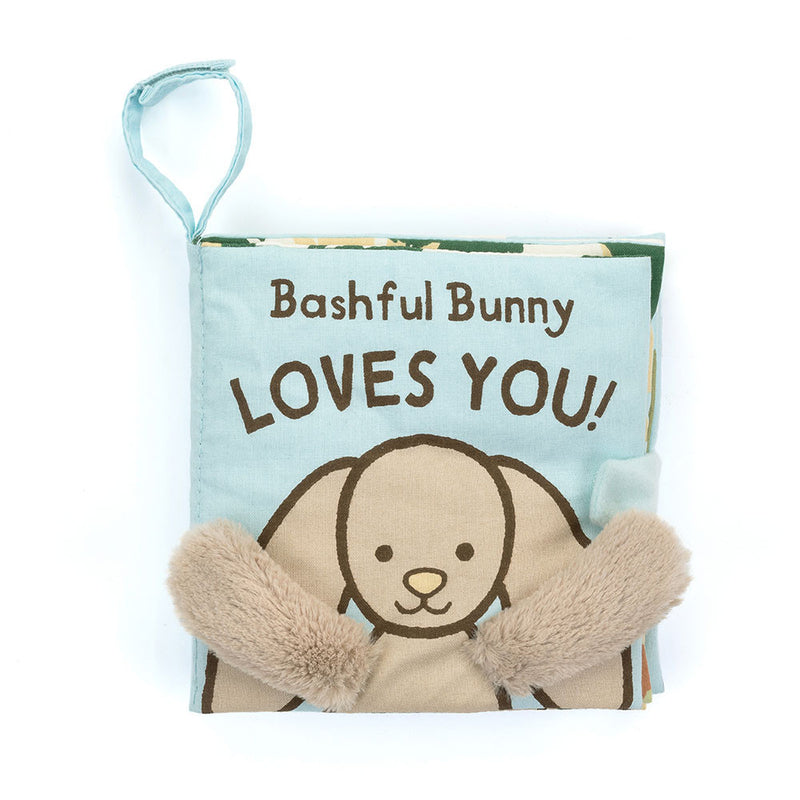 Jellycat Bashful Bunny Loves You Book - Swanky Boutique
