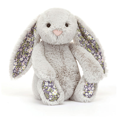 Jellycat Blossom Silver Bunny 'Bloom' - Swanky Boutique Malta 