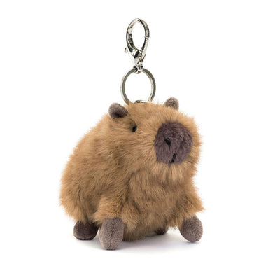 Jellycat Clyde Capybara Bag Charm - Swanky Boutique Malta