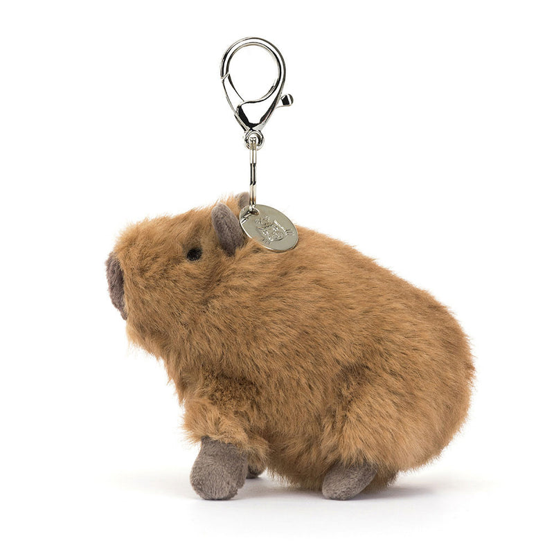 Jellycat Clyde Capybara Bag Charm - Swanky Boutique Malta
