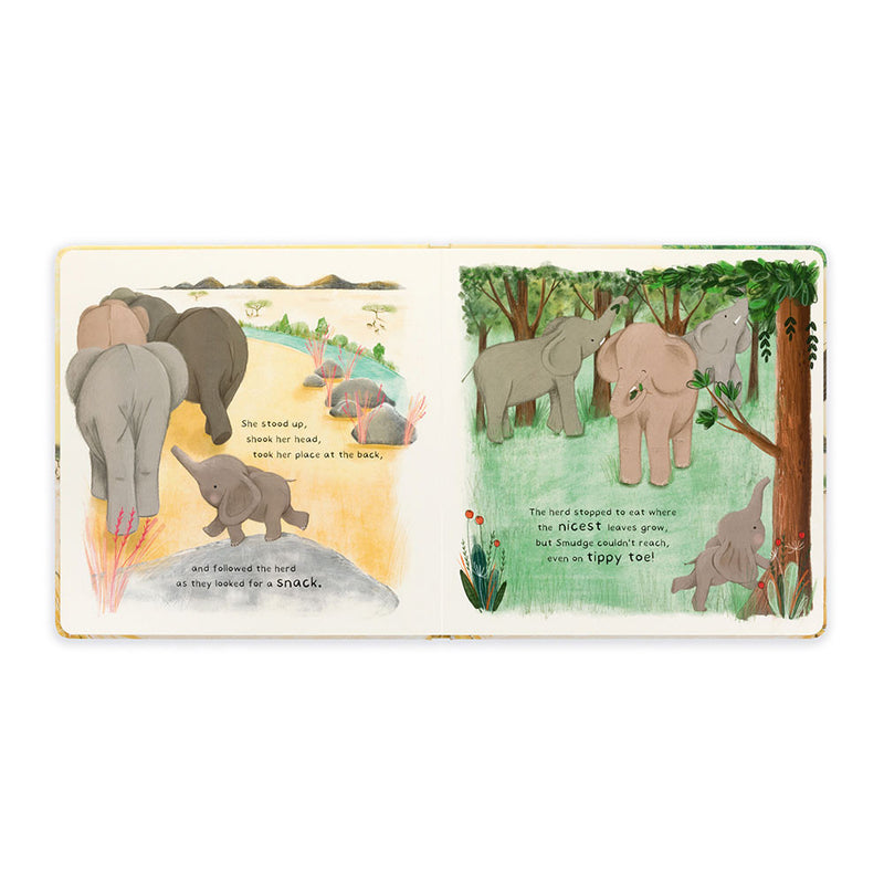 Jellycat Smudge the Littlest Elephant Book - Swanky Boutique