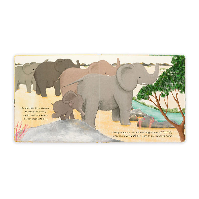 Jellycat Smudge the Littlest Elephant Book - Swanky Boutique