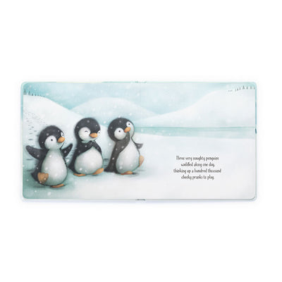 Jellycat The Naughty Penguins Book - Swanky Boutique Malta 