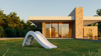 jupiduu - slide outdoor wooden white - swanky boutique malta