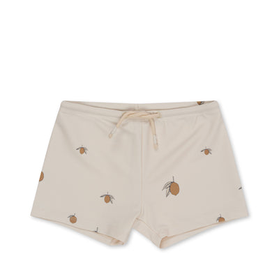 konges sloejd - Swim Shorts - Lemon  - swanky boutique malta