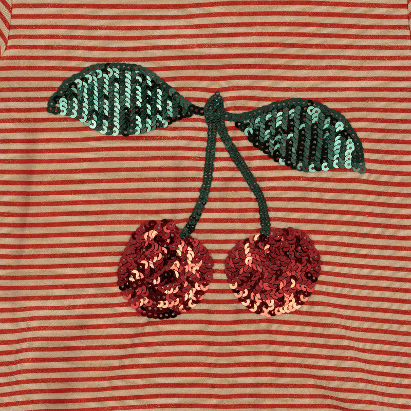 Konges Sloejd - jade ls swimsuit - glitter stripe - Swanky Boutique