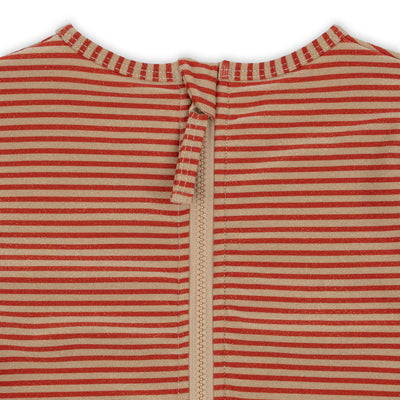 Konges Sloejd - jade ls swimsuit - glitter stripe - Swanky Boutique