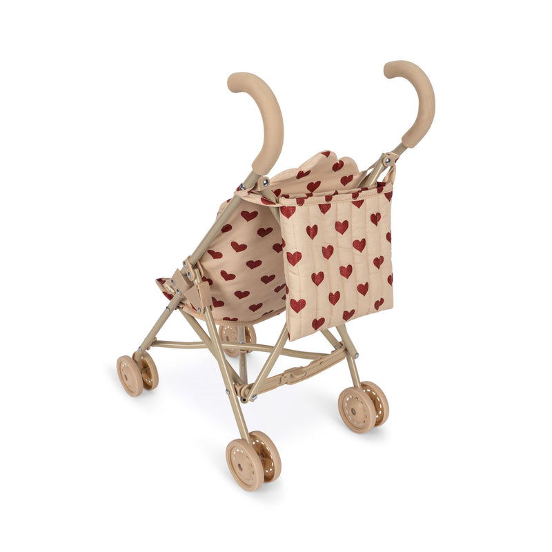 Konges Sloejd - Doll Stroller with Hearts - Swanky Boutique