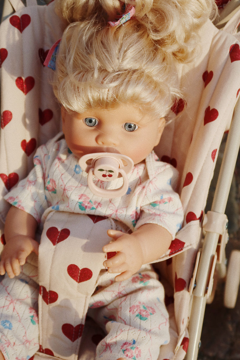 Konges Sloejd - Doll Stroller with Hearts - Swanky Boutique