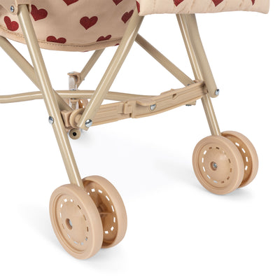 Konges Sloejd - Doll Stroller with Hearts - Swanky Boutique