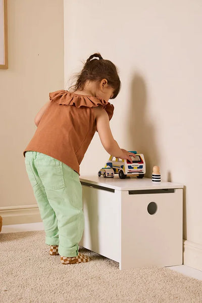 Kid's Concept Bench & Toy Chest white - Swanky Boutique