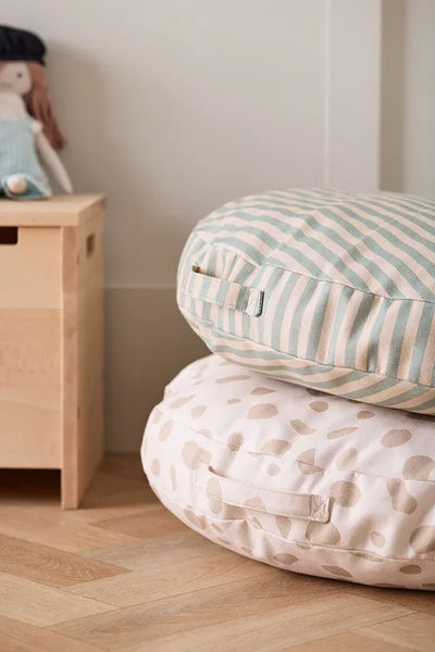 Kid's Concept Floor Cushion Stripe Blue - Swanky Boutique