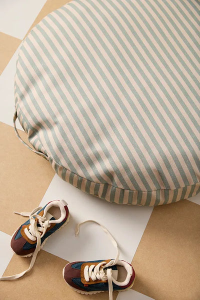 Kid's Concept Floor Cushion Stripe Blue - Swanky Boutique